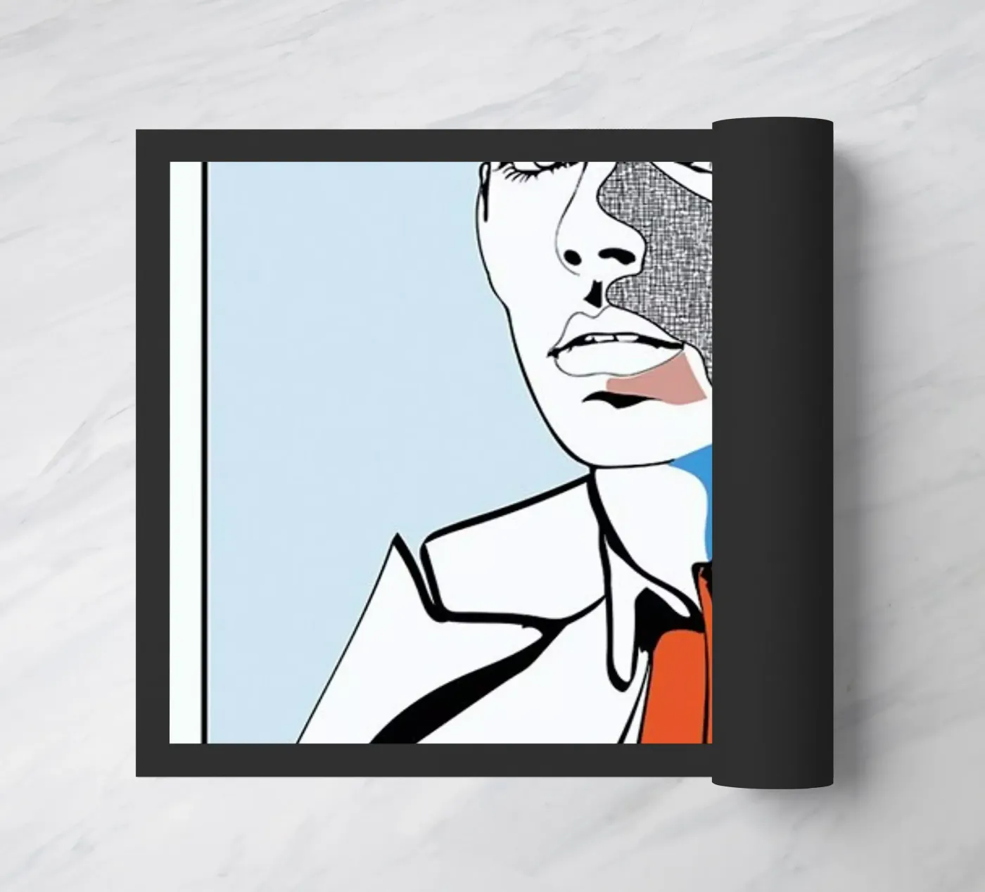 Collaging 2 doormat by Marcell Naubert