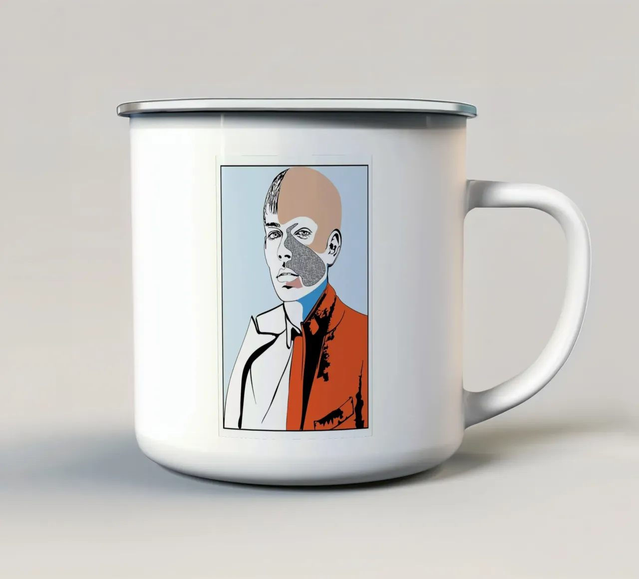 Collaging 2 taza de esmalte de Marcell Naubert
