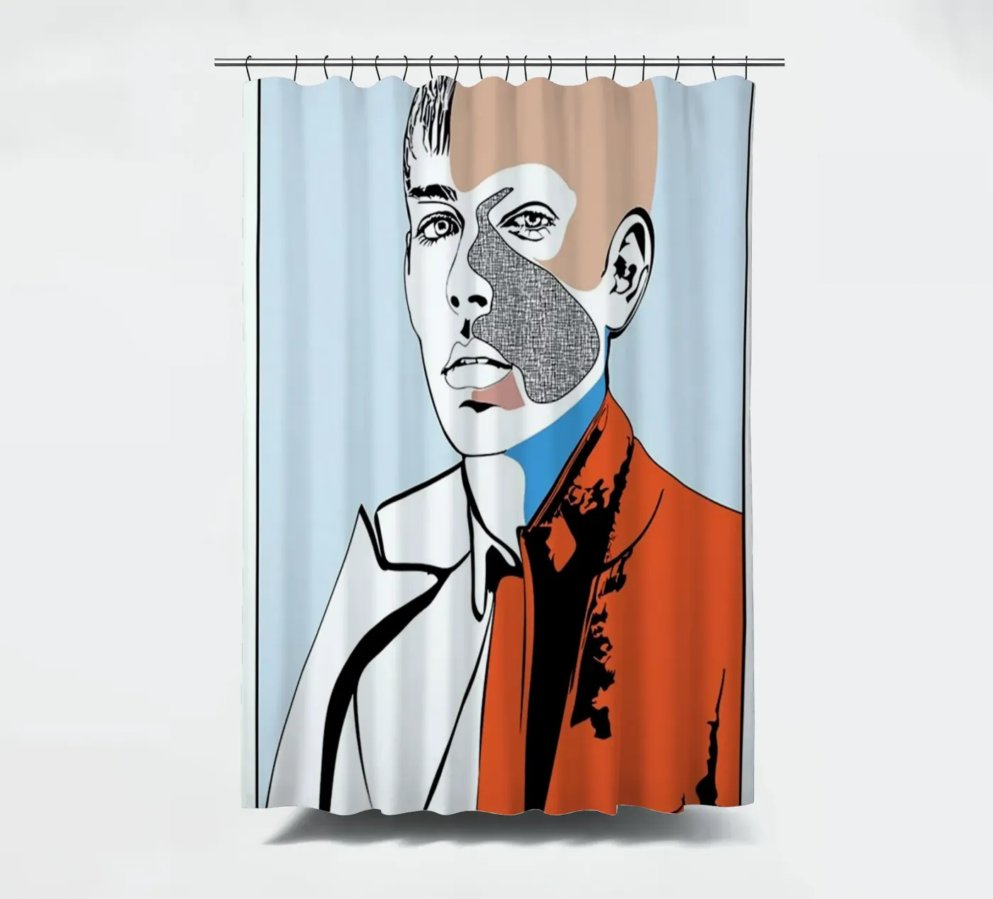 Collaging 2 Duschvorhang von Marcell Naubert
