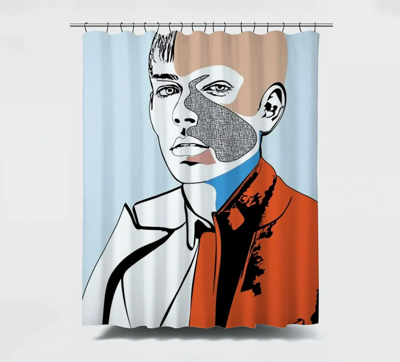 Collaging 2 Duschvorhang von Marcell Naubert