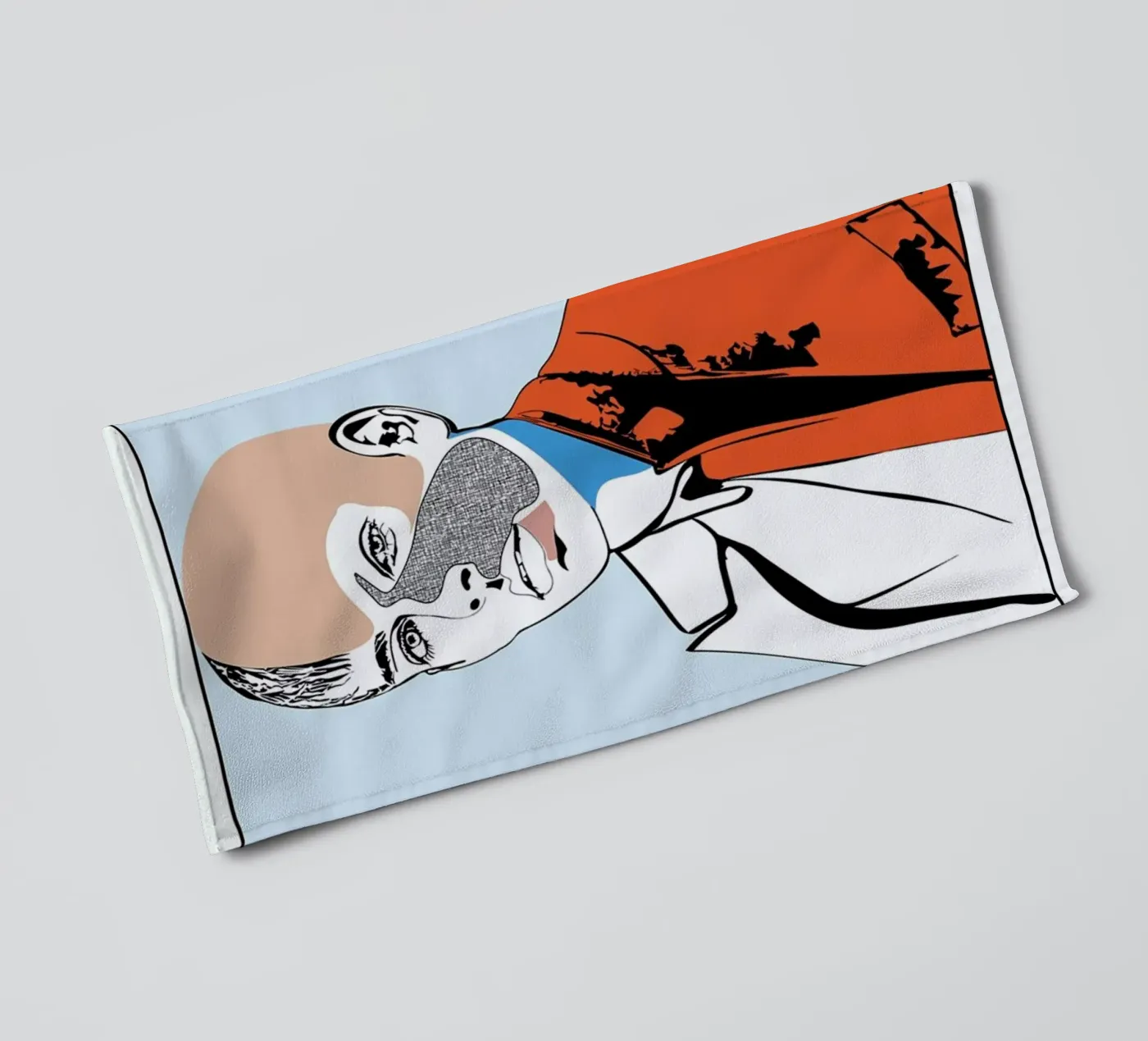 Collaging 2 towel by Marcell Naubert