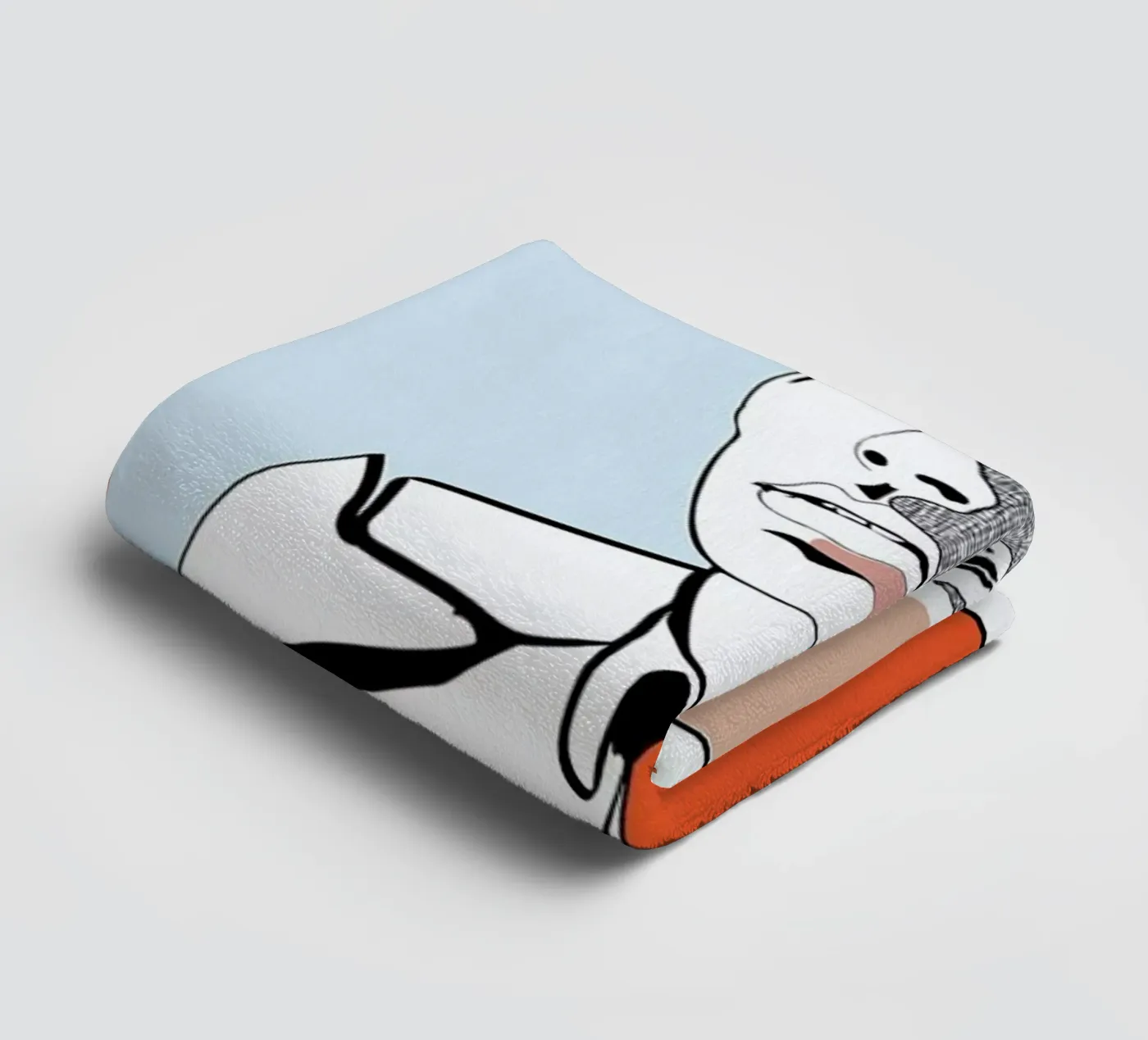 Collaging 2 towel by Marcell Naubert