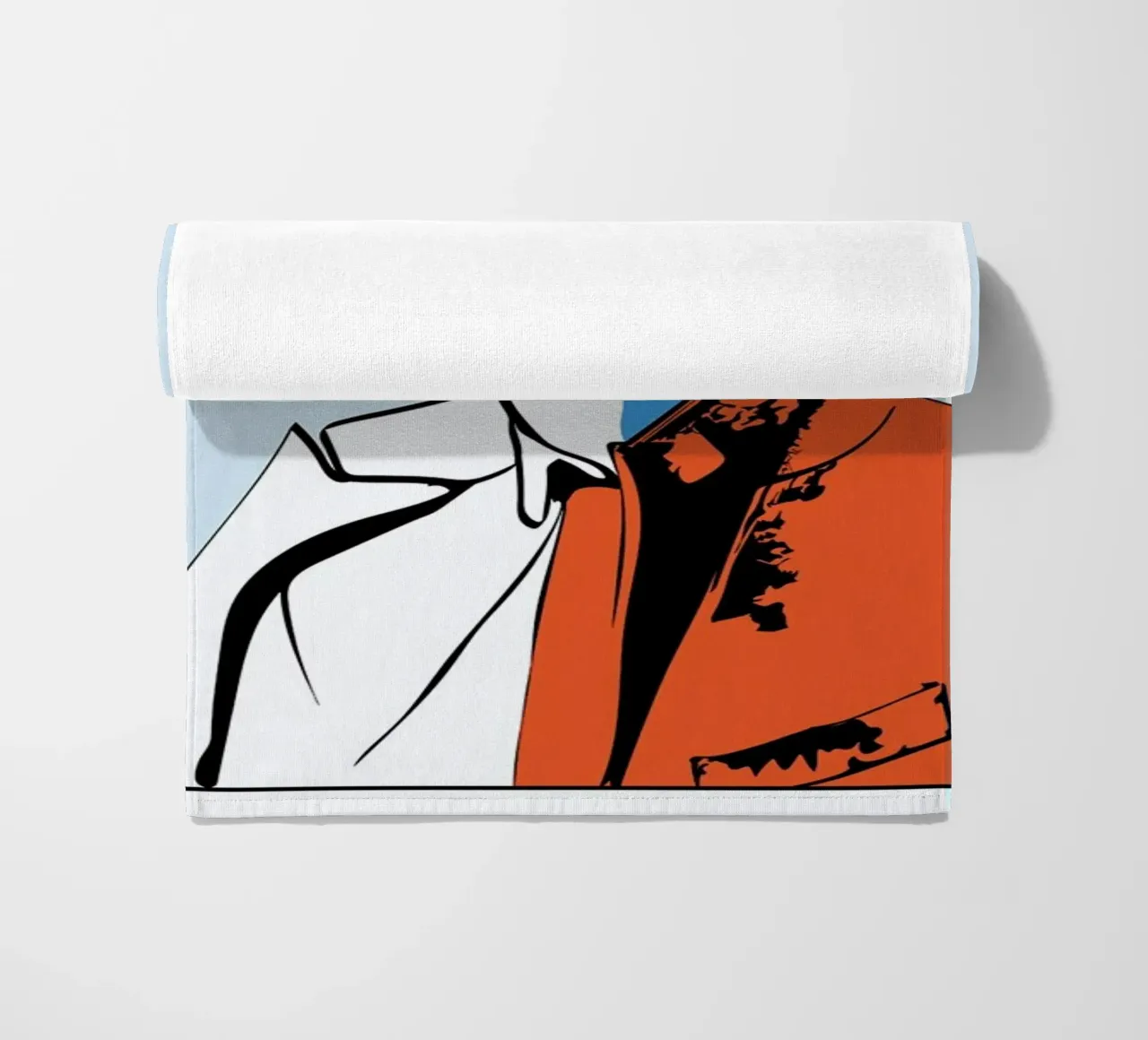 Collaging 2 beach towel by Marcell Naubert