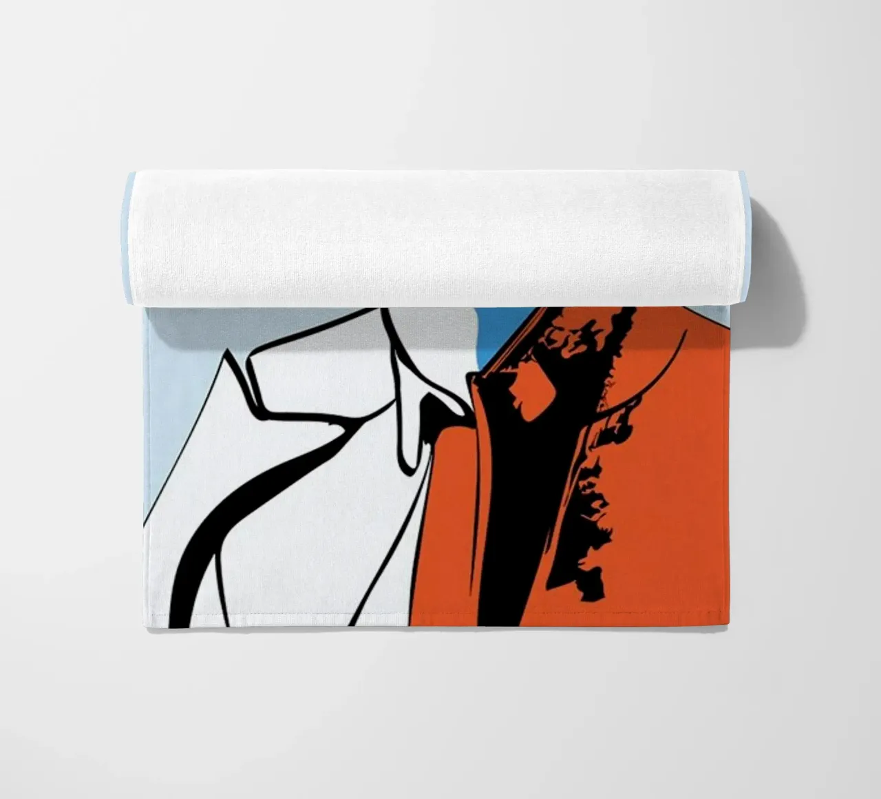 Collaging 2 beach towel by Marcell Naubert