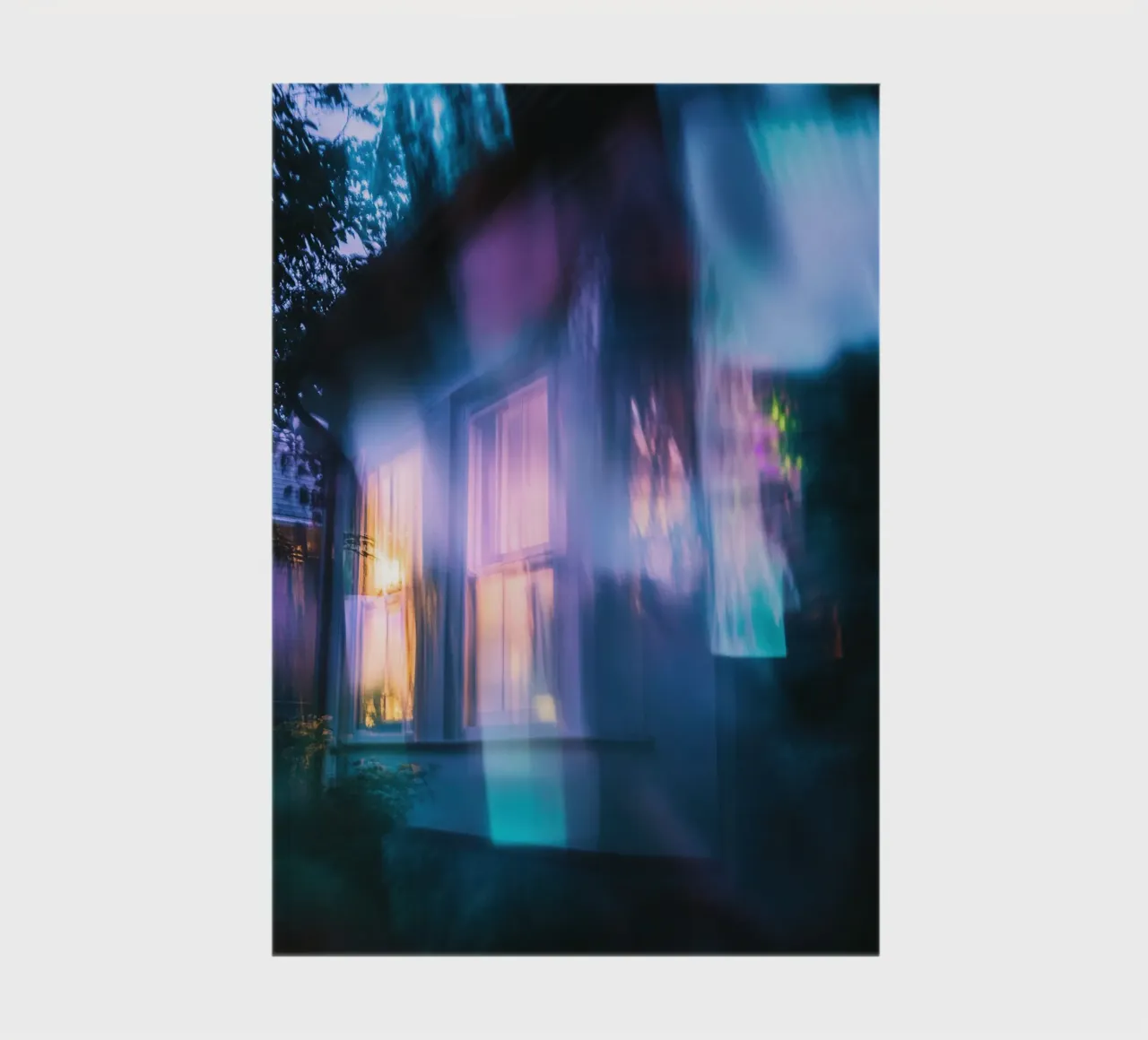 The house of dreams: ghostly flashes of light notebook by Le Flou