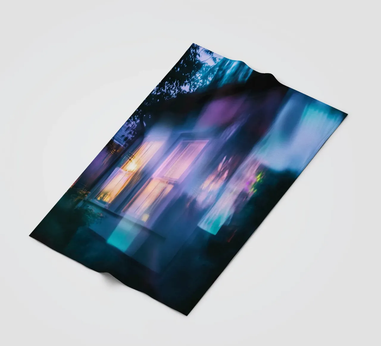 The house of dreams: ghostly flashes of light fleece blanket by Le Flou