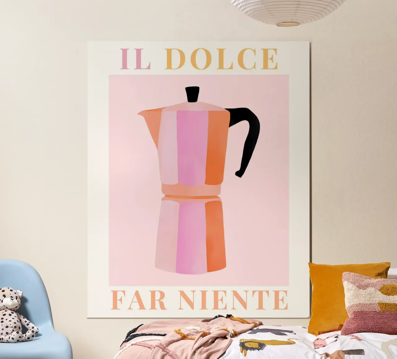 Coffee Poster, Italian Wall Art, La Dolce Vita, Espresso Art poster da Bella Studio