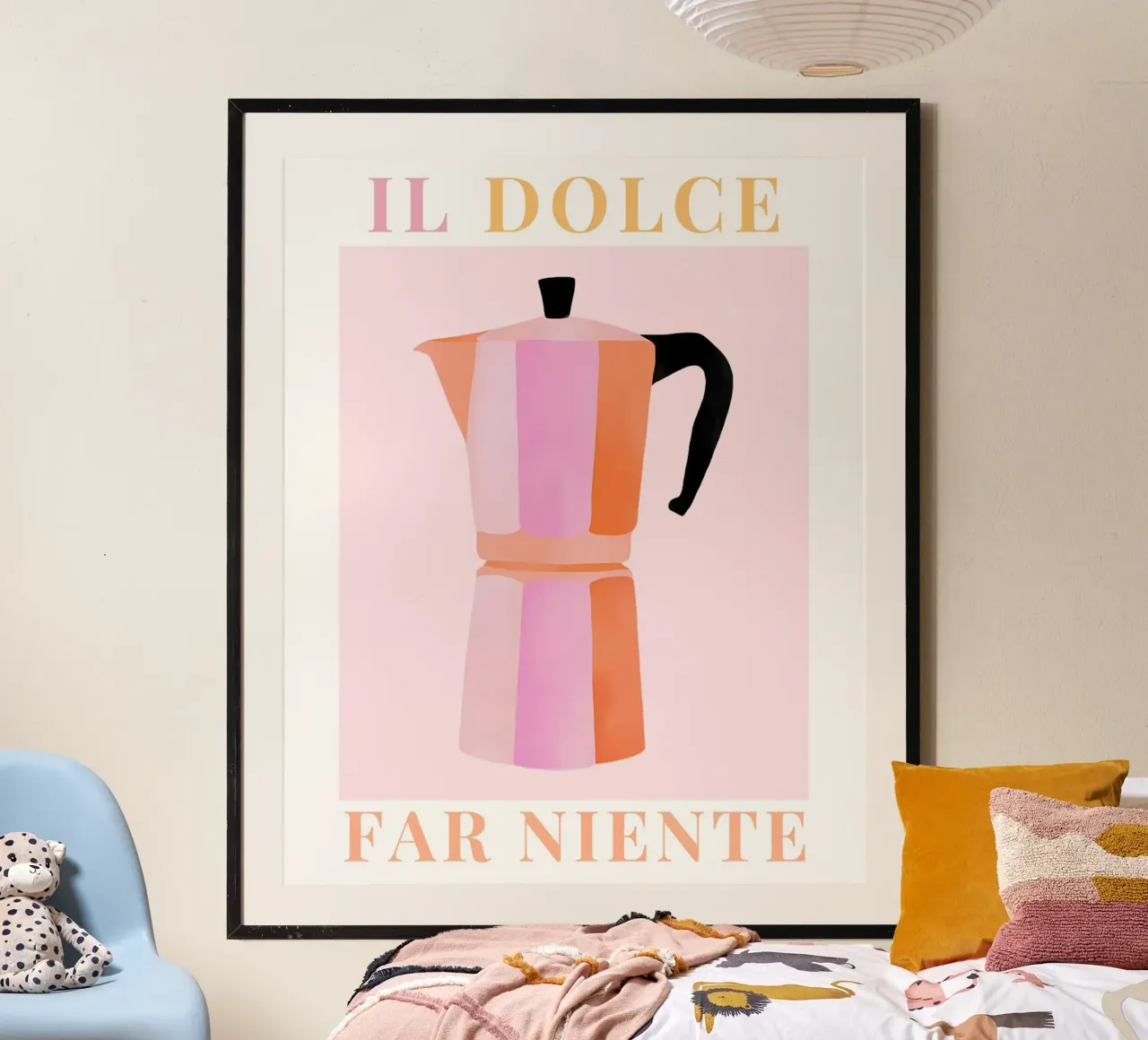 Coffee Poster, Italian Wall Art, La Dolce Vita, Espresso Art poster da Bella Studio
