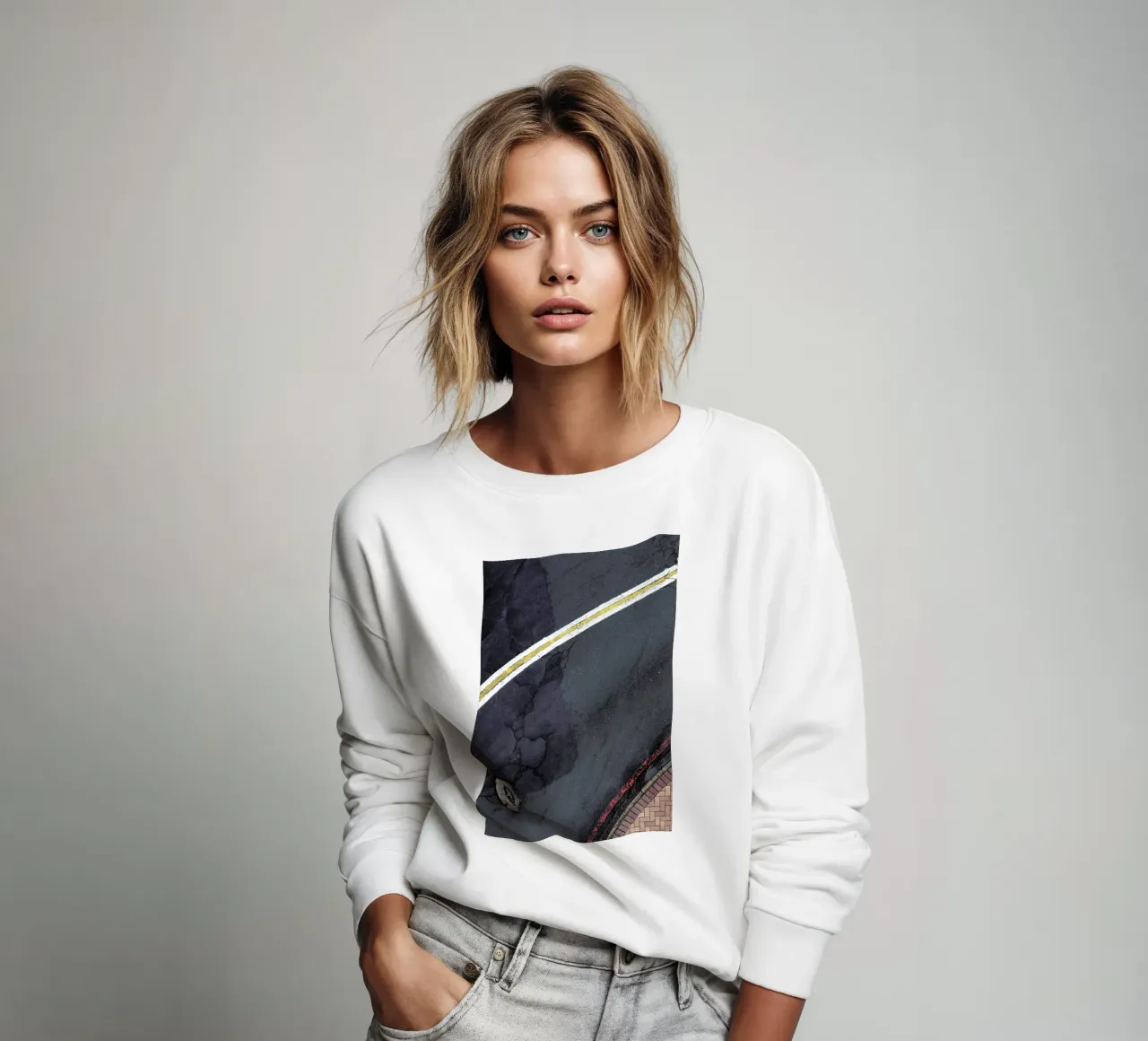 Roll Away sweatshirt by Ballack Art House