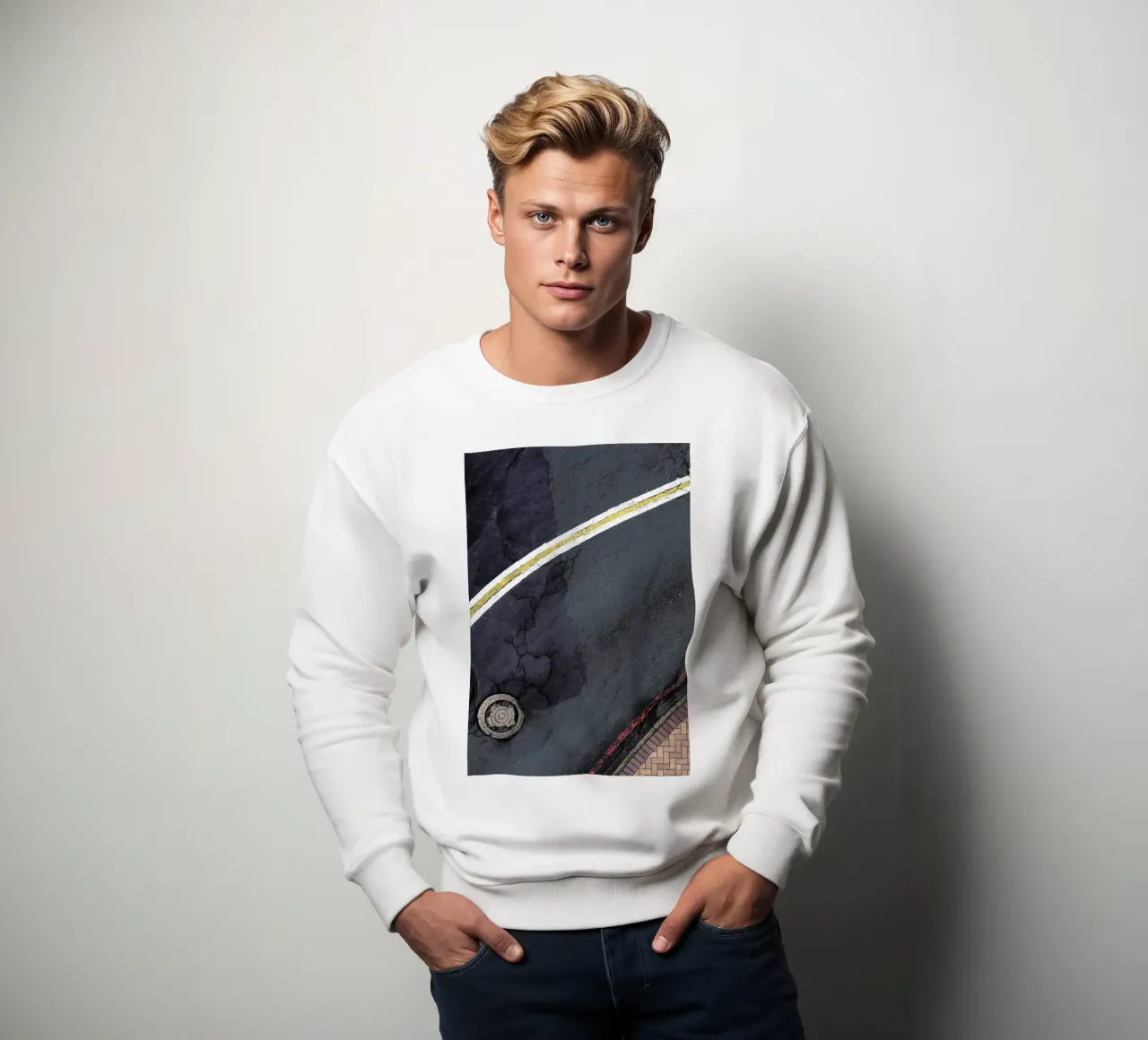 Roll Away sweatshirt by Ballack Art House