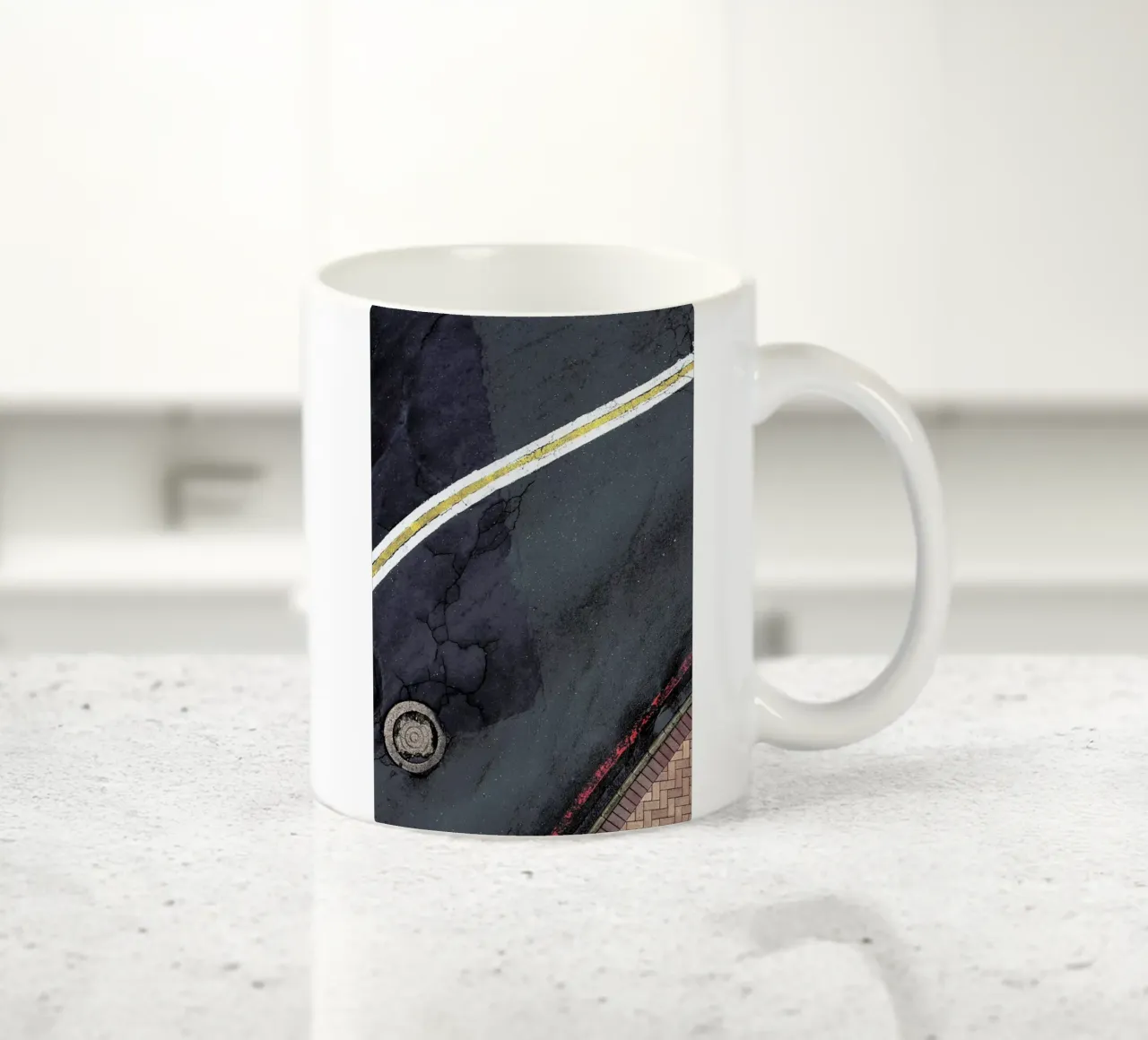 Roll Away tazza in ceramica da Ballack Art House