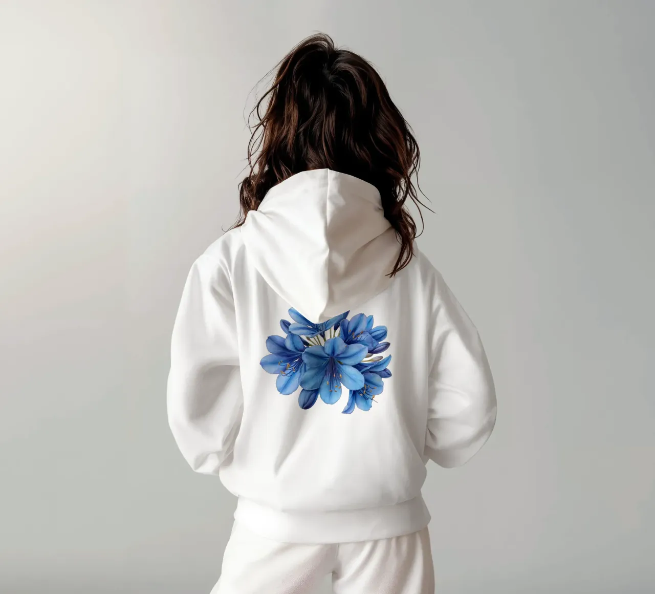 Fiore di agapanto 2 felpa con cappuccio da Bold Blooms