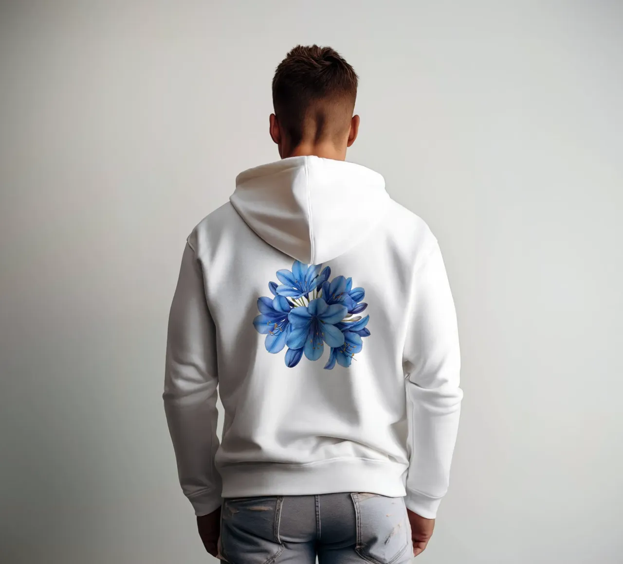 Fiore di agapanto 2 felpa con cappuccio da Bold Blooms