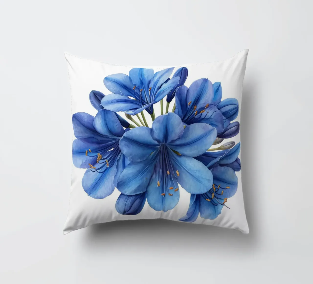 Fiore di agapanto 2 cuscino da Bold Blooms