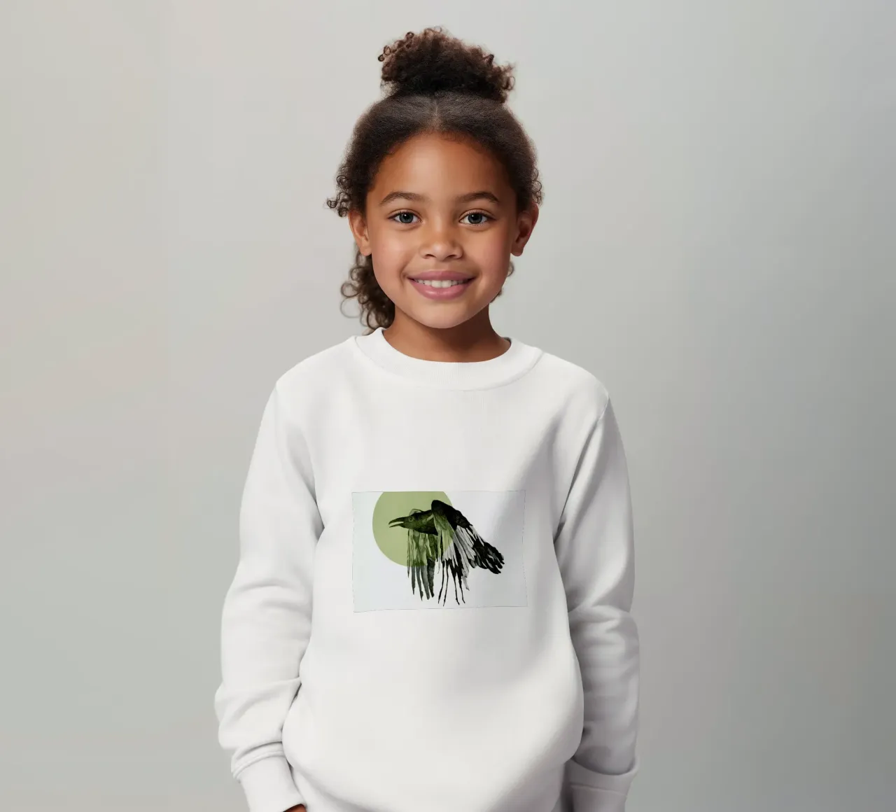 Raven felpa bambino da Morgan Kendall