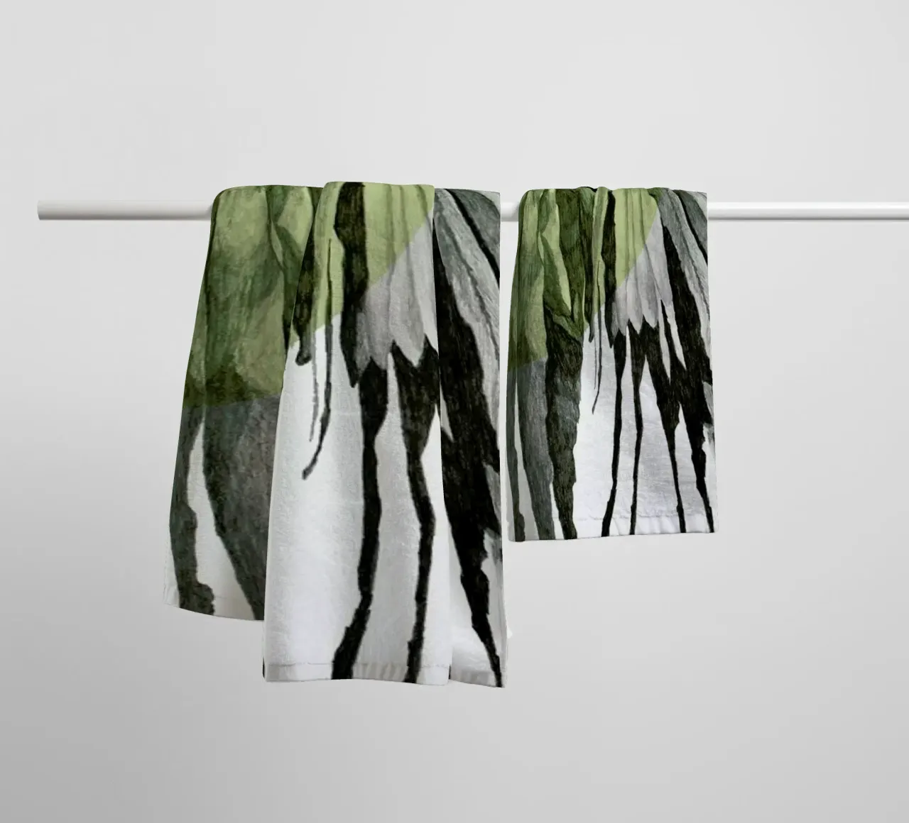 Raven asciugamano da bagno da Morgan Kendall