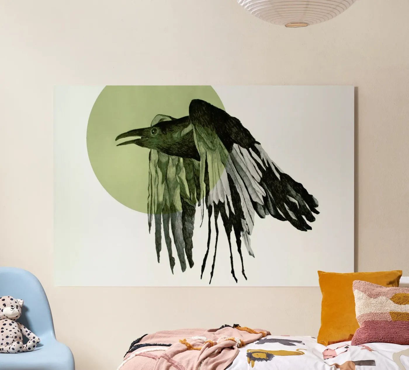 Raven plexiglas de Morgan Kendall