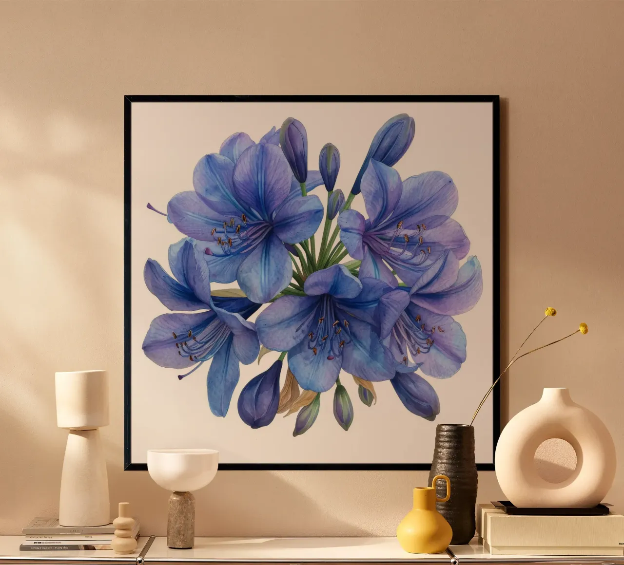 Fiore di agapanto 3 poster da Bold Blooms