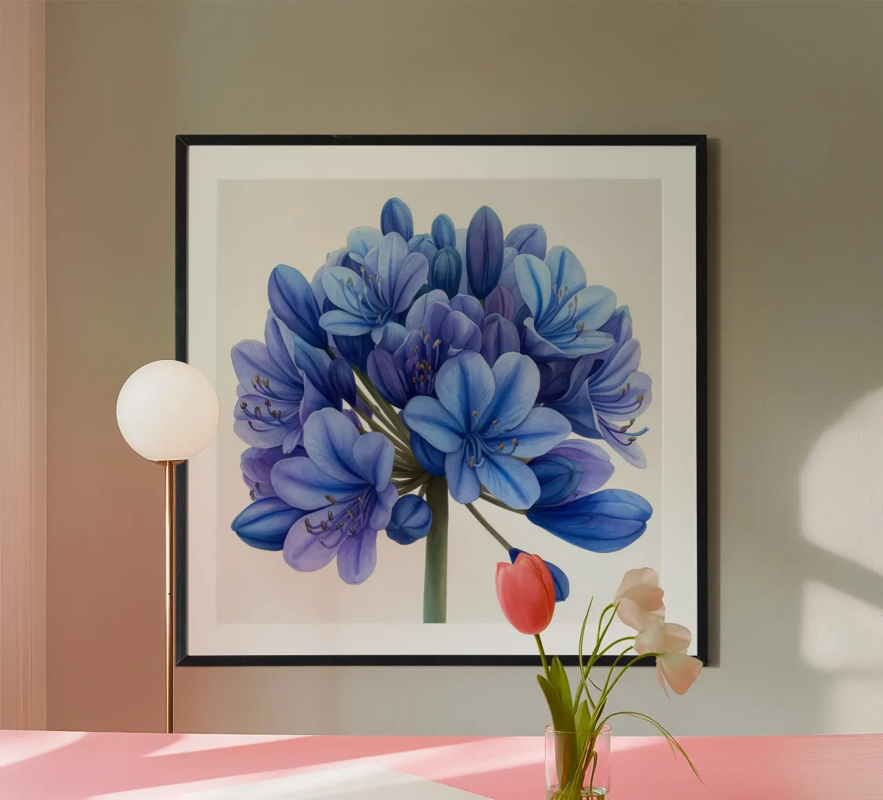 Fiore di agapanto 1 poster da Bold Blooms