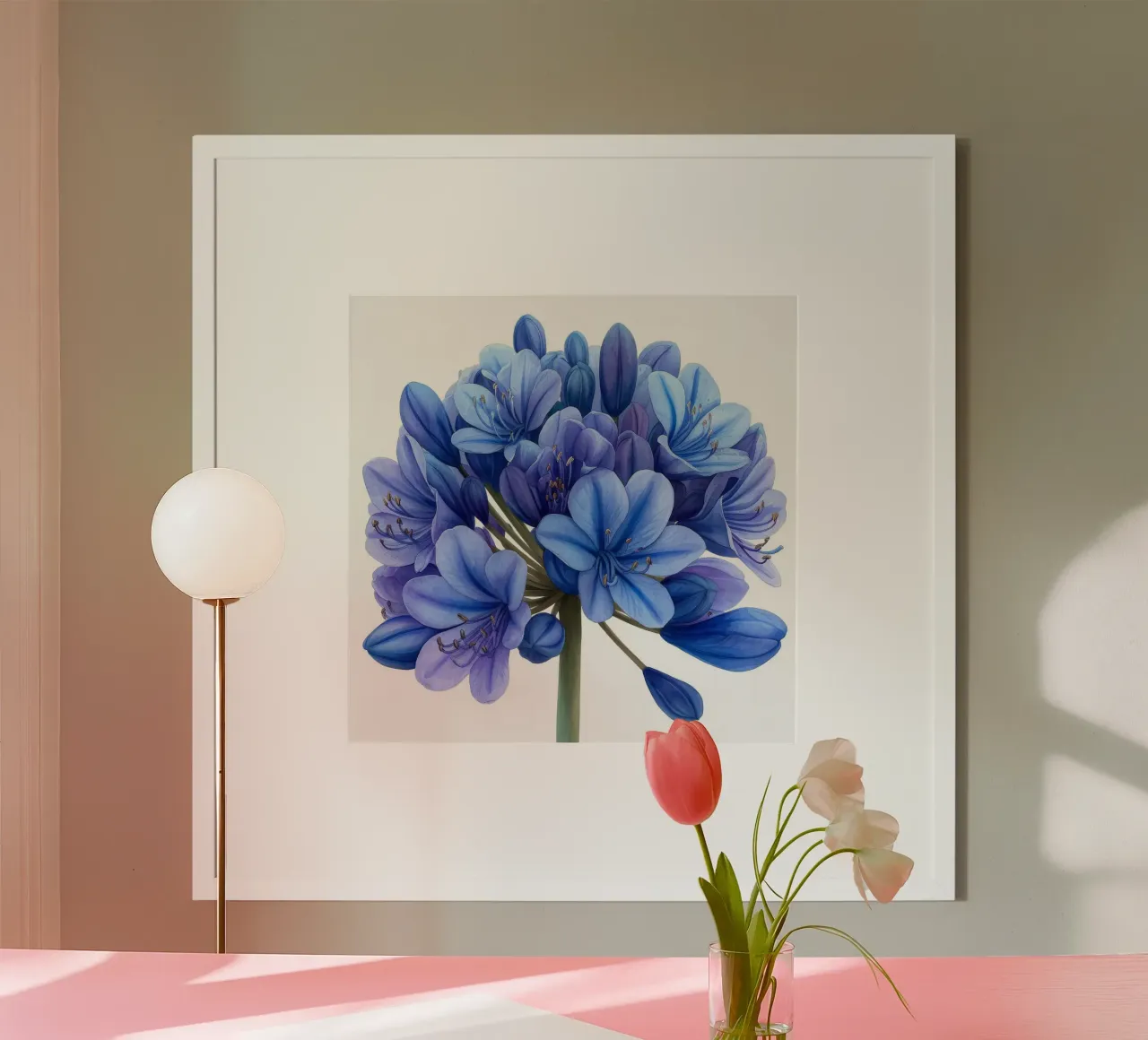 Fiore di agapanto 1 poster da Bold Blooms