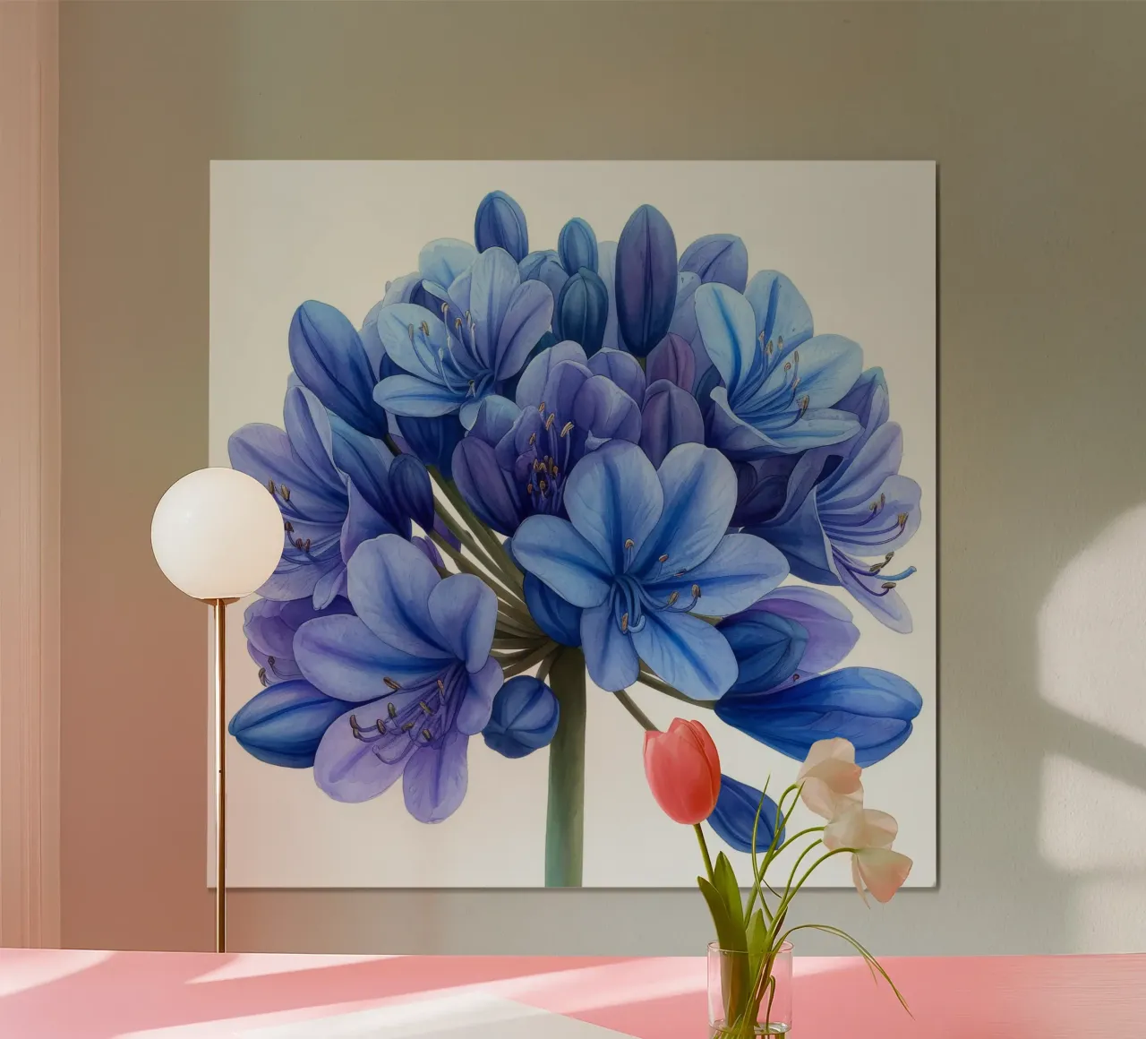 Fiore di agapanto 1 poster da Bold Blooms