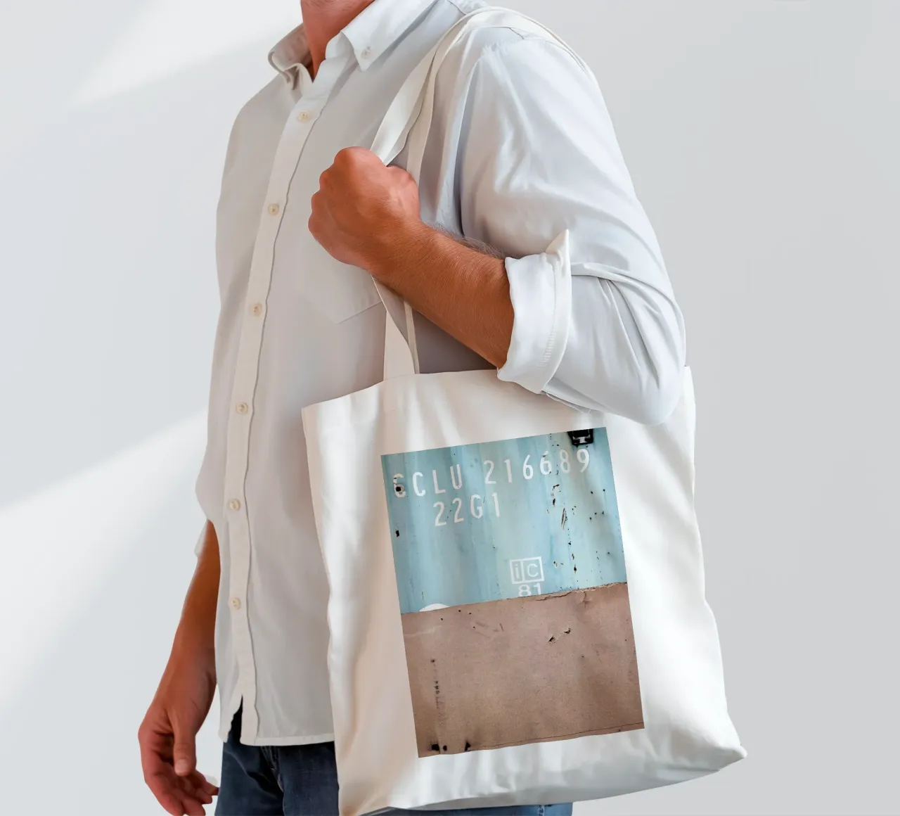 Knee Deep borsa in juta da Ballack Art House