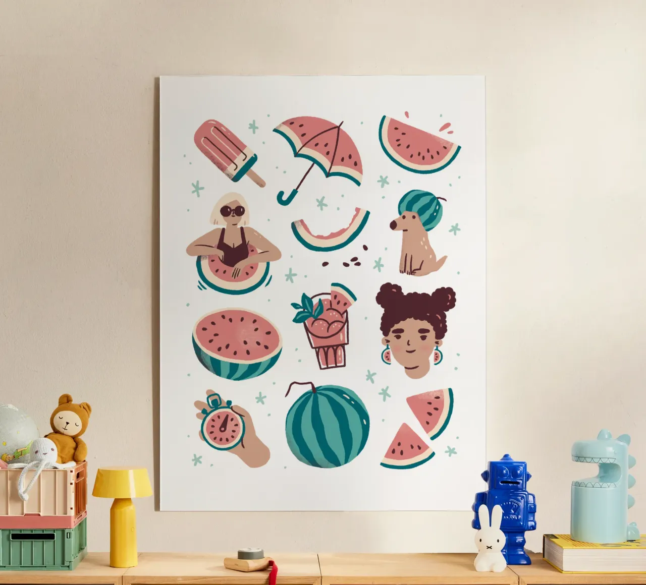 All Things Watermelon plexiglass da sashakolesnik