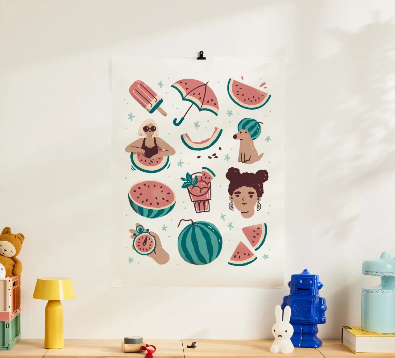All Things Watermelon carta hahnemühle da sashakolesnik