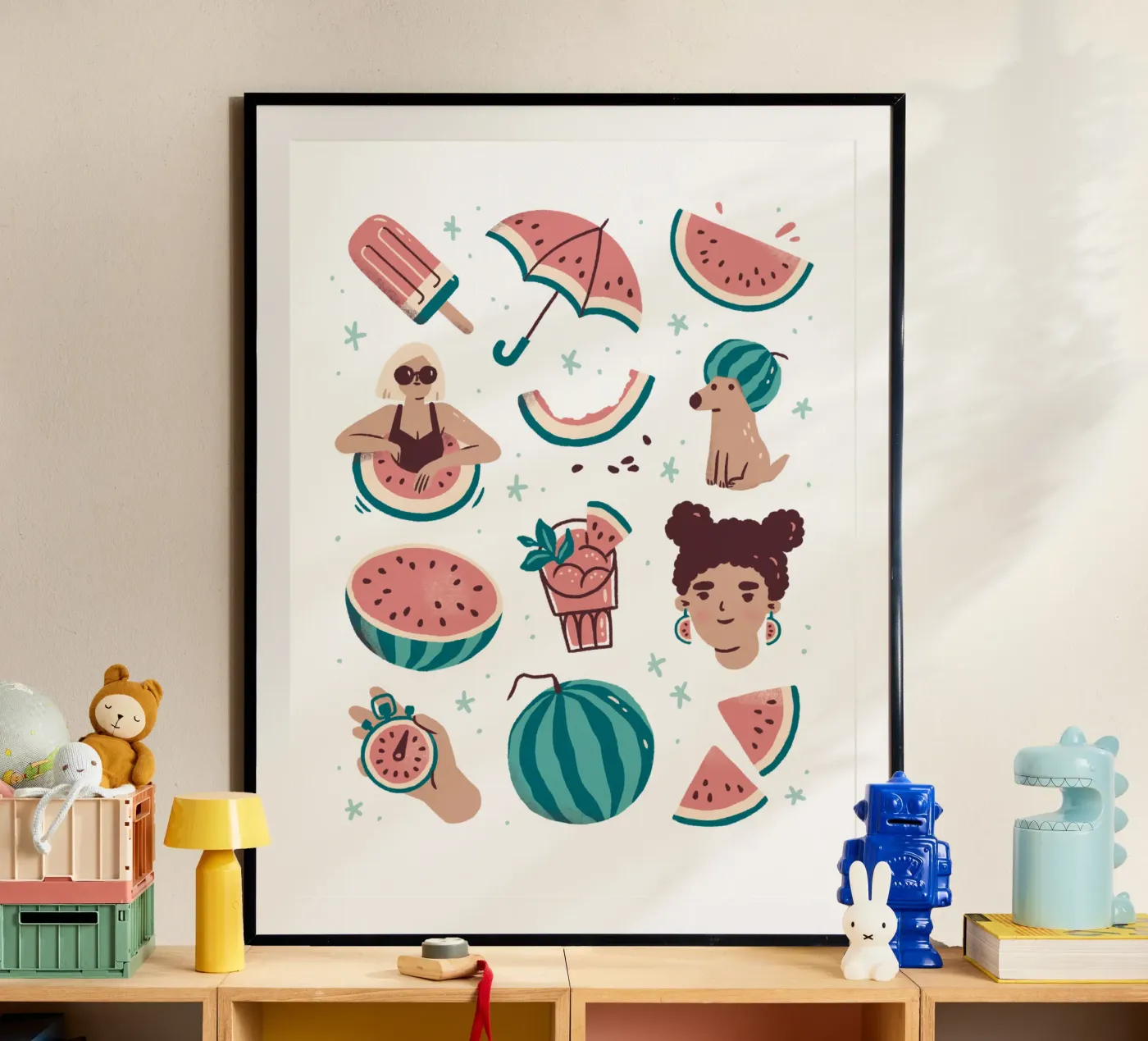All Things Watermelon poster da sashakolesnik