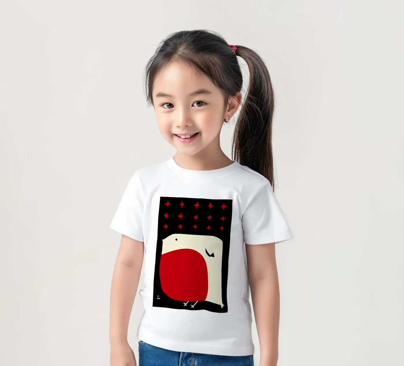 Robin t-shirt bambini da Fox & Velvet