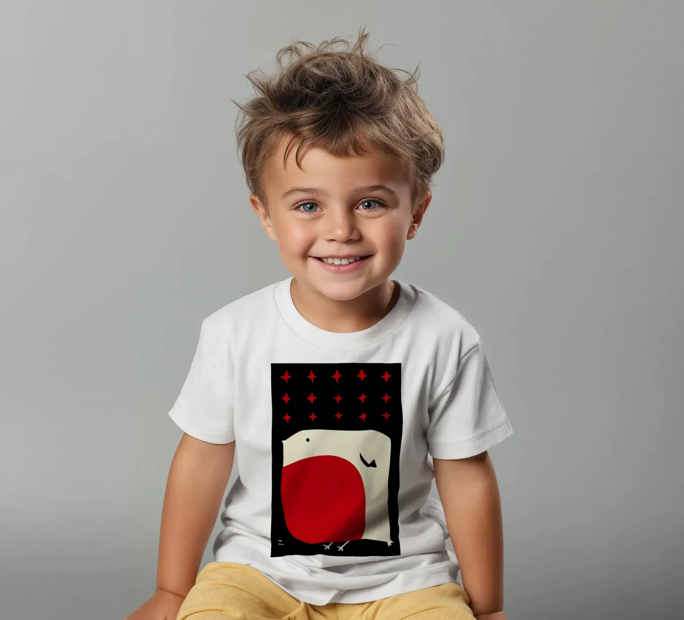 Robin t-shirt bambini da Fox & Velvet