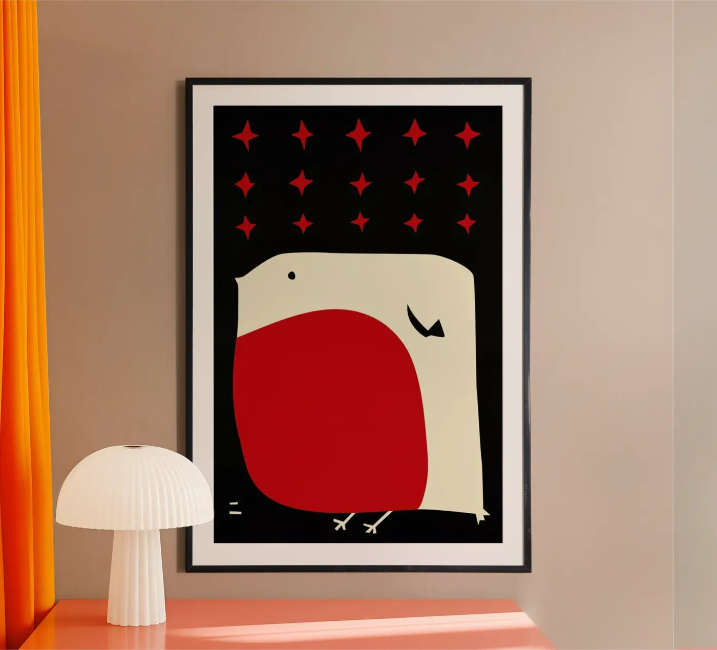 Robin poster van Fox & Velvet