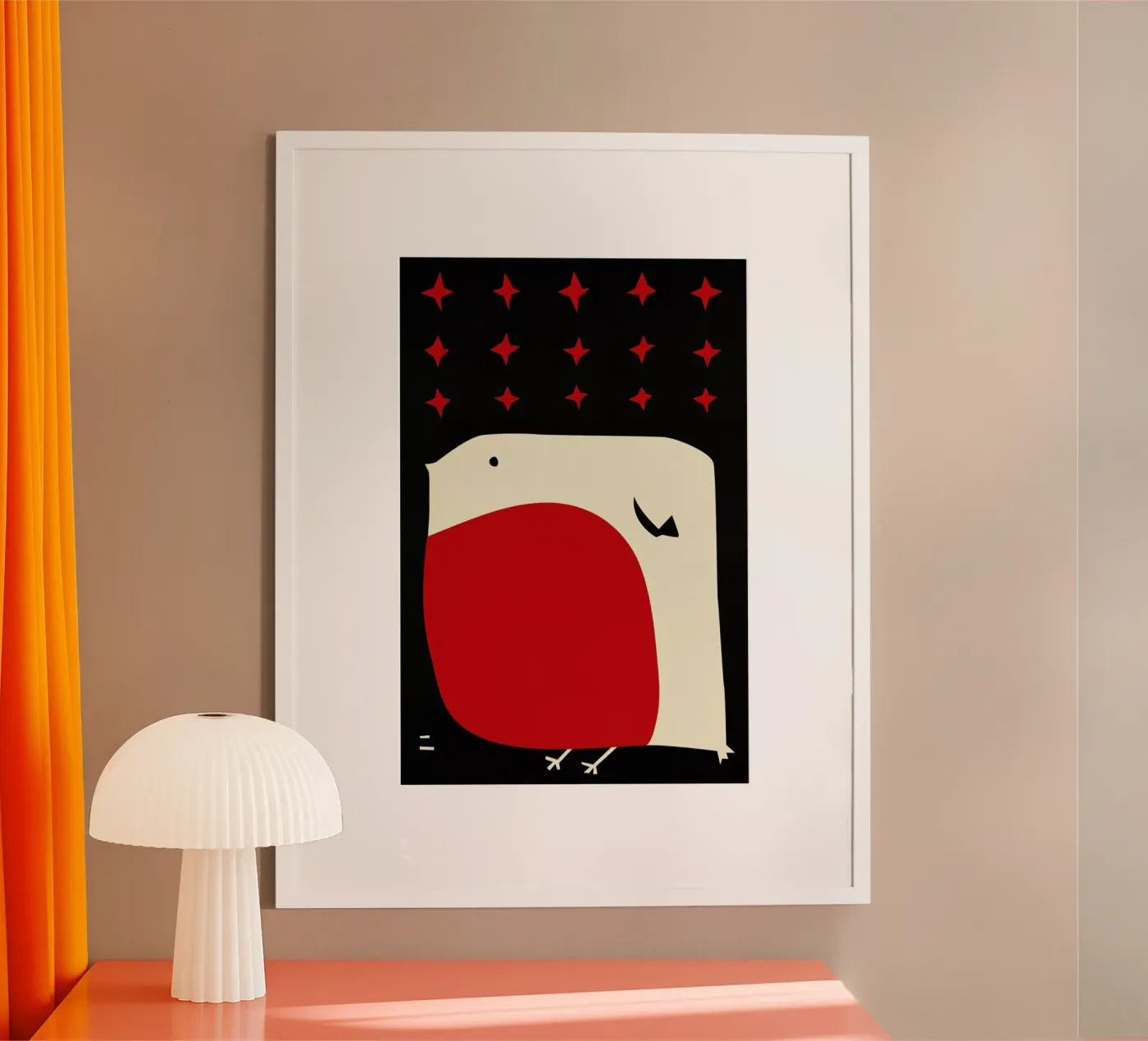 Robin poster van Fox & Velvet