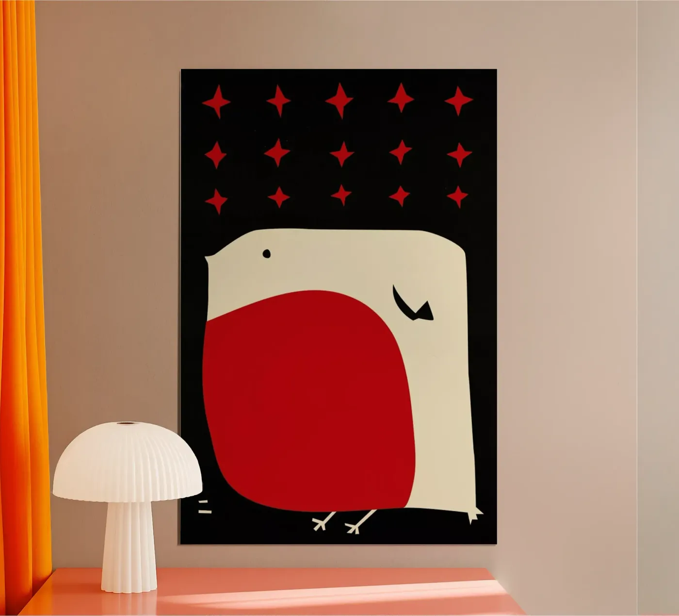 Robin poster van Fox & Velvet