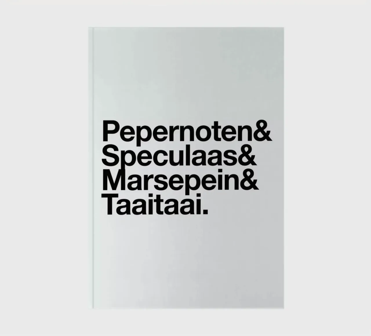 Pepernoten & Taaitaai notebook by Studio One