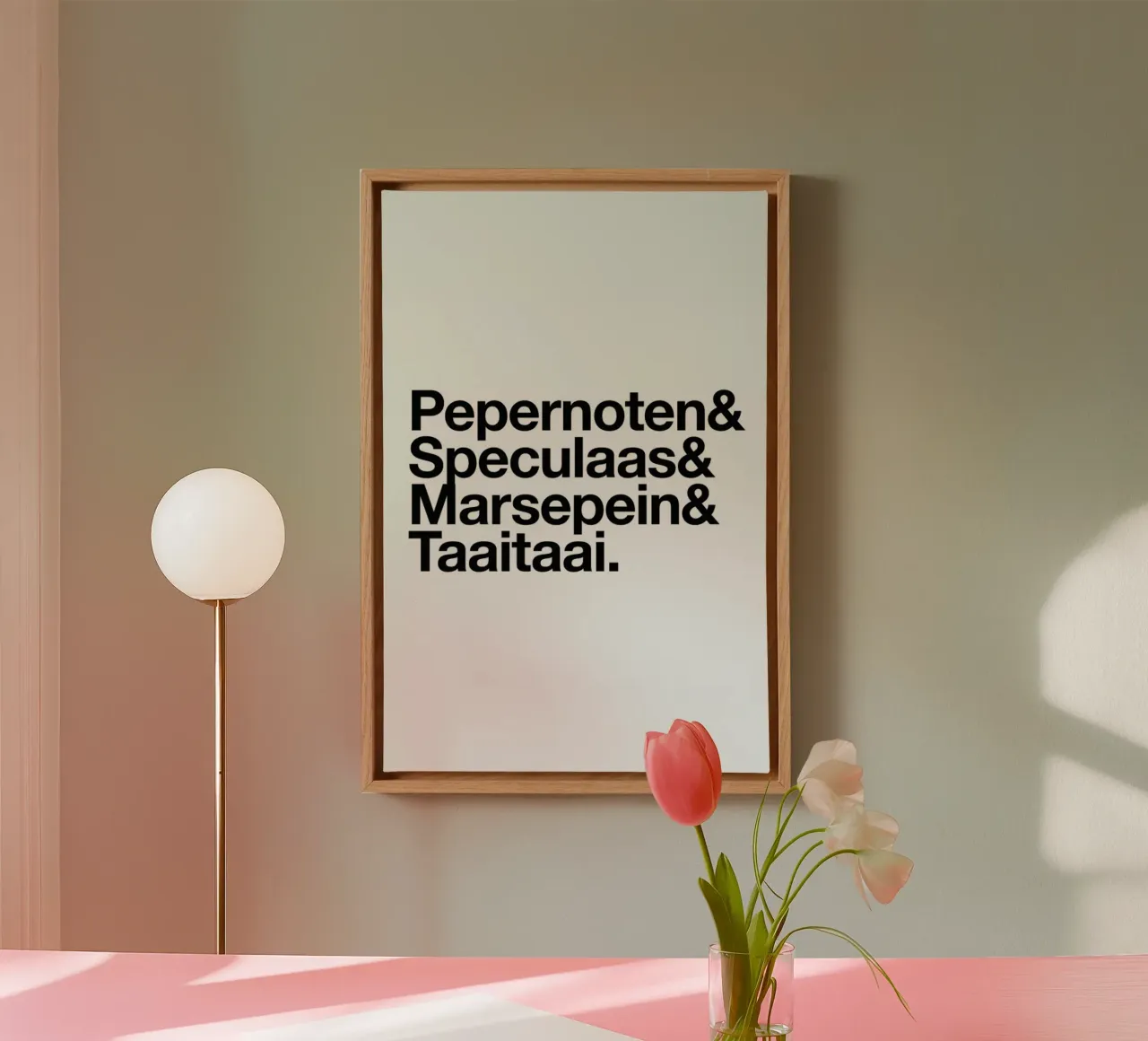 Pepernoten & Taaitaai canvas van Studio One