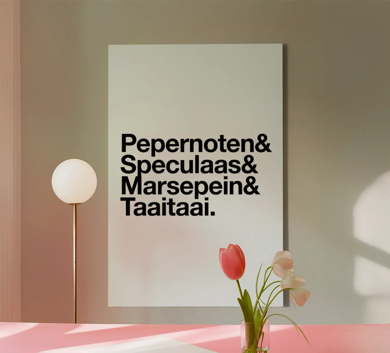 Pepernoten & Taaitaai canvas van Studio One