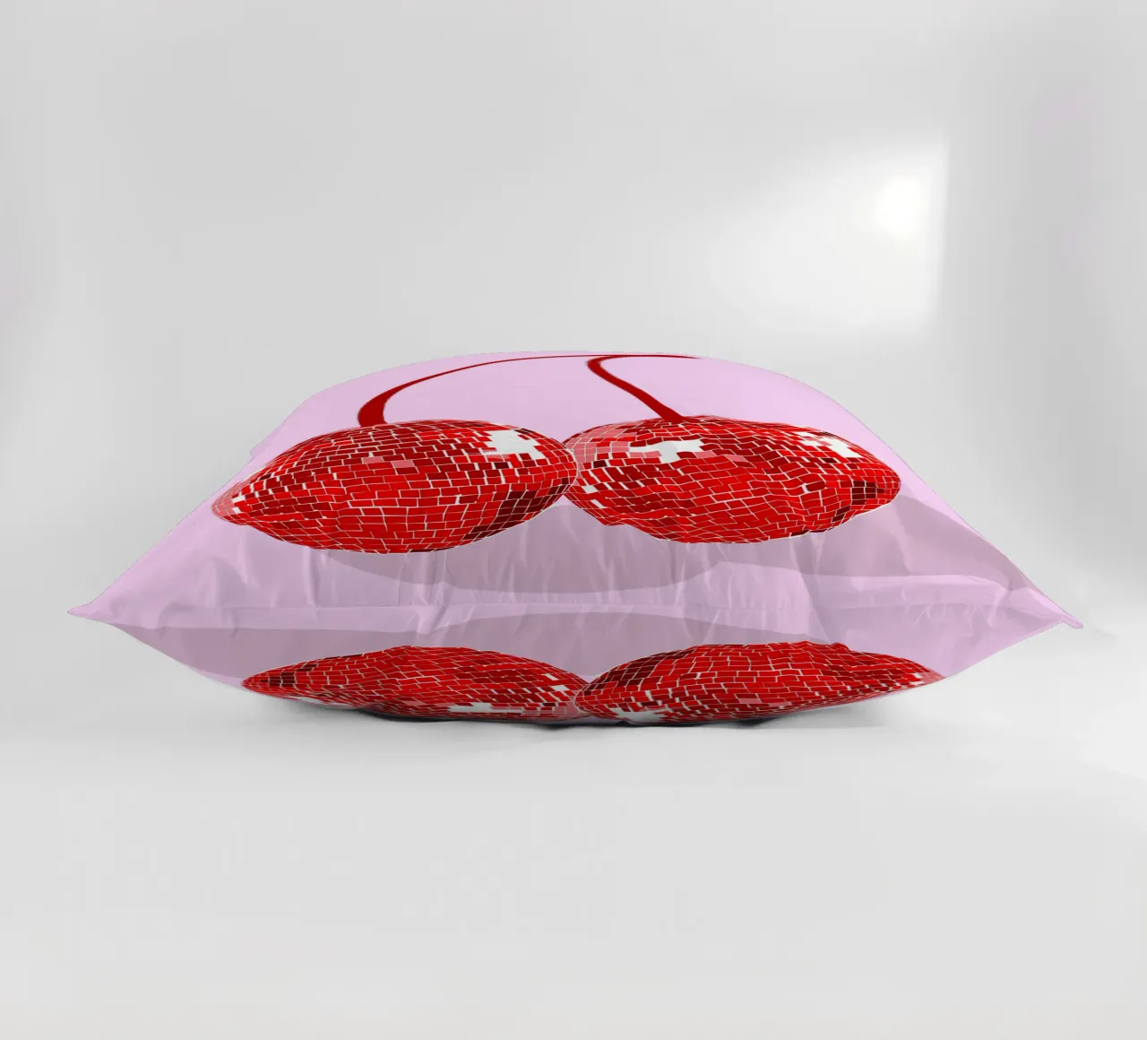 Pop art decoration - Disco cherries decorative cushion by Studio Mooodz