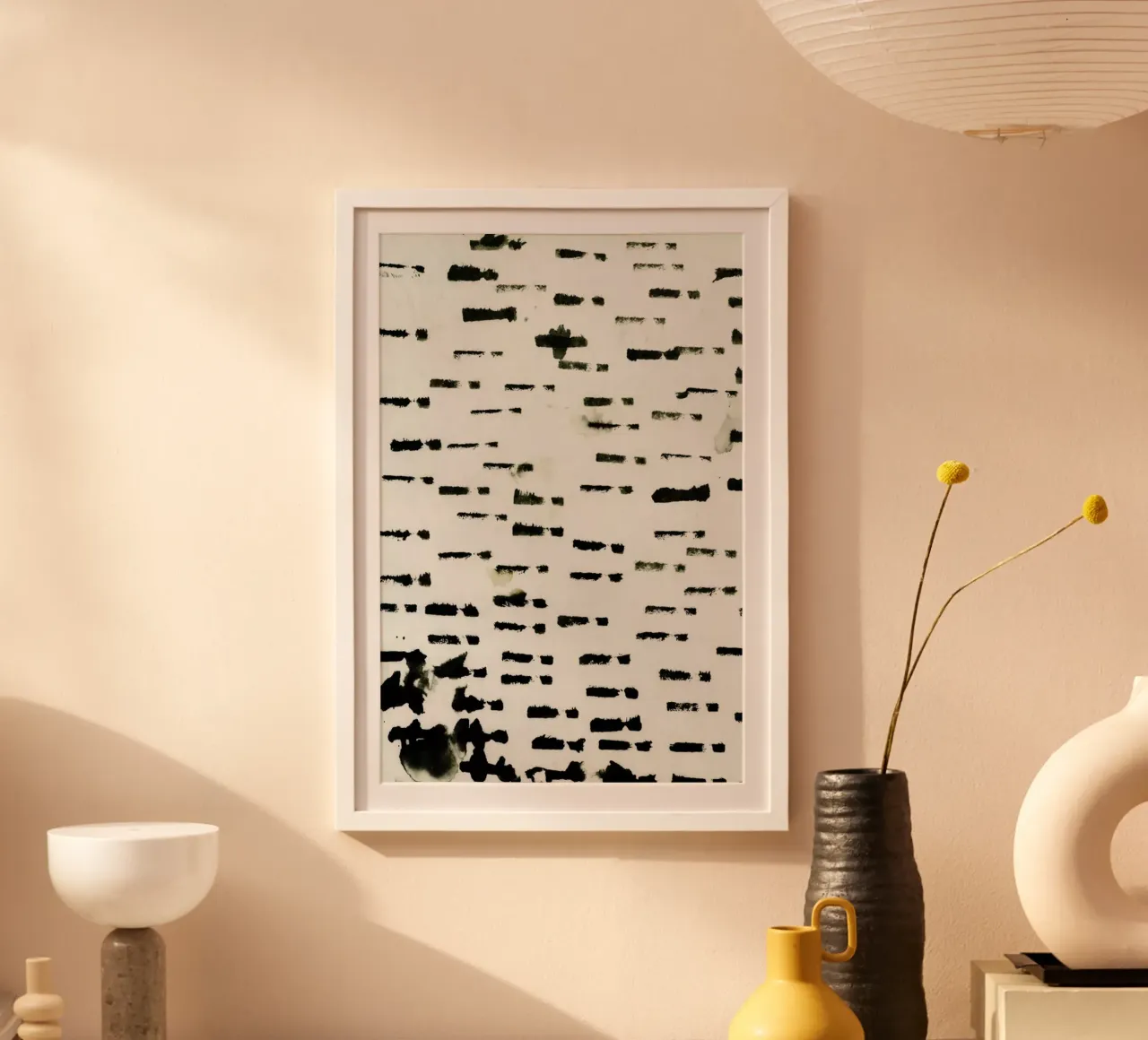 Wabi Sabi 16-01 poster con telaio in alluminio da IRIS LEHNHARDT FINE ART