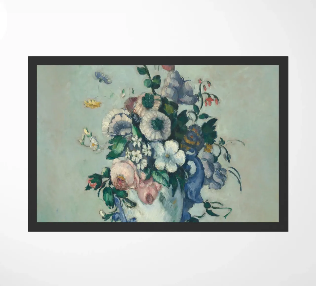 Paul Cezanne - Fiori in un vaso rococò zerbino da Timeless Artworks
