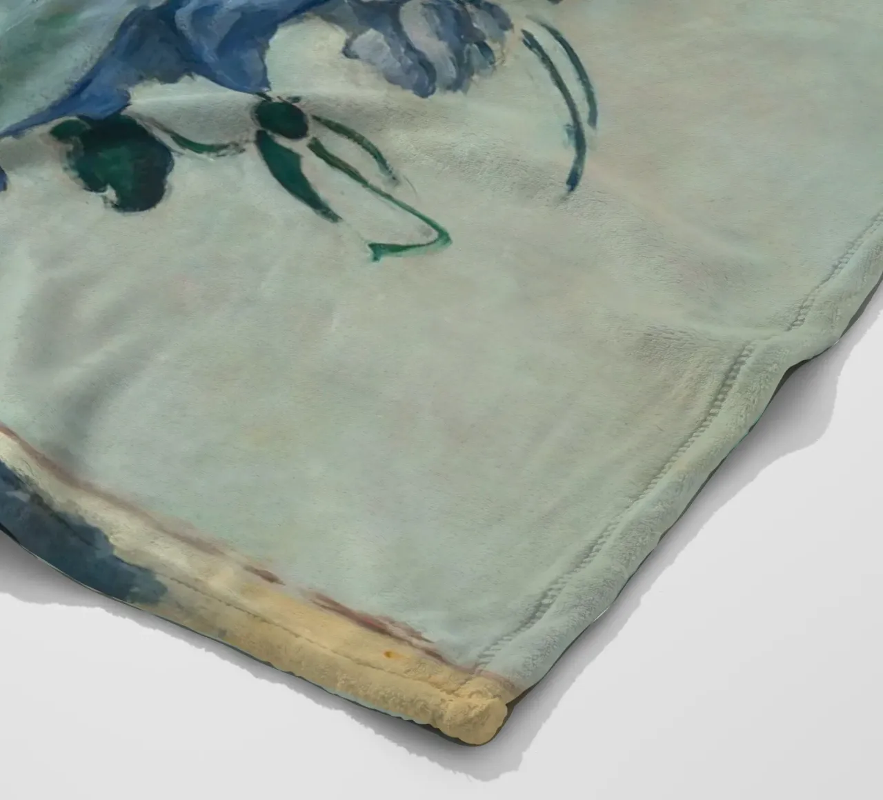 Paul Cezanne - Fiori in un vaso rococò coperta in pile da Timeless Artworks