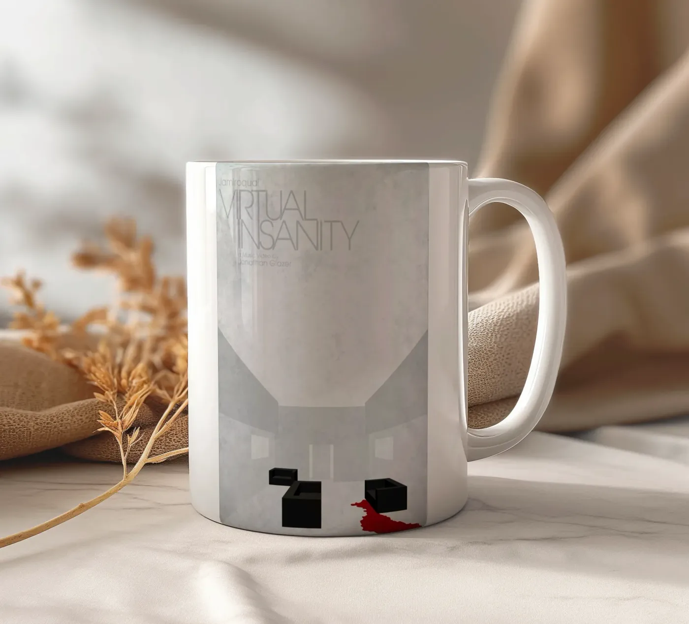 Virtual Insanity ceramic mug by Federico Mancosu