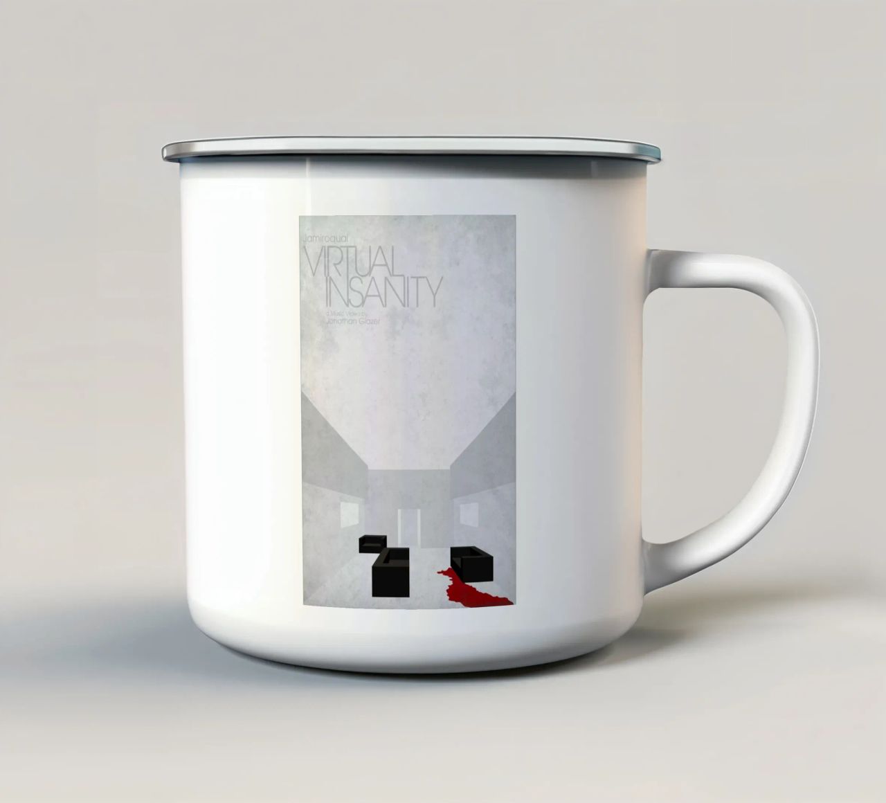 Virtual Insanity tazza in smalto da Federico Mancosu