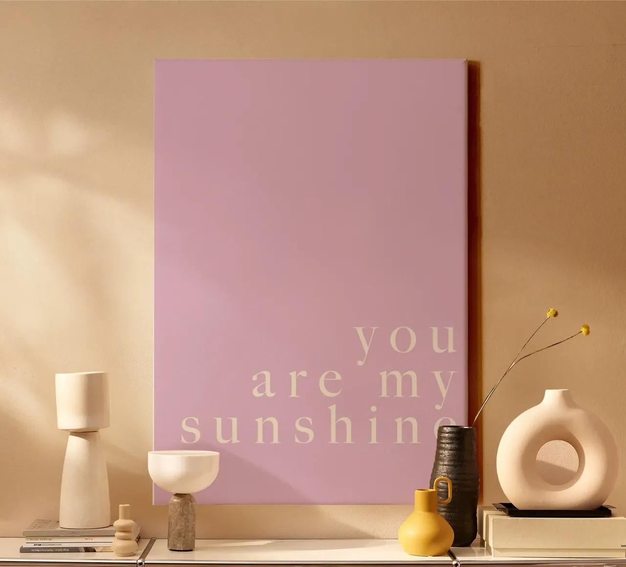 You Are My Sunshine tela con Cornice a cassetta da Studio Mooodz