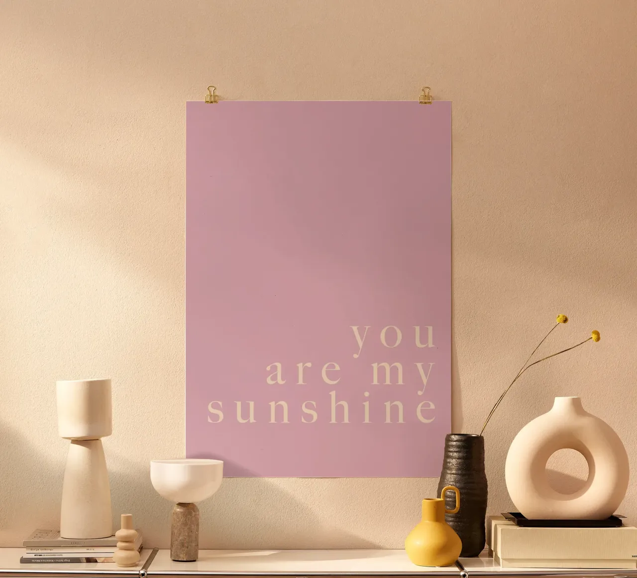 You Are My Sunshine hahnemühle by Studio Mooodz