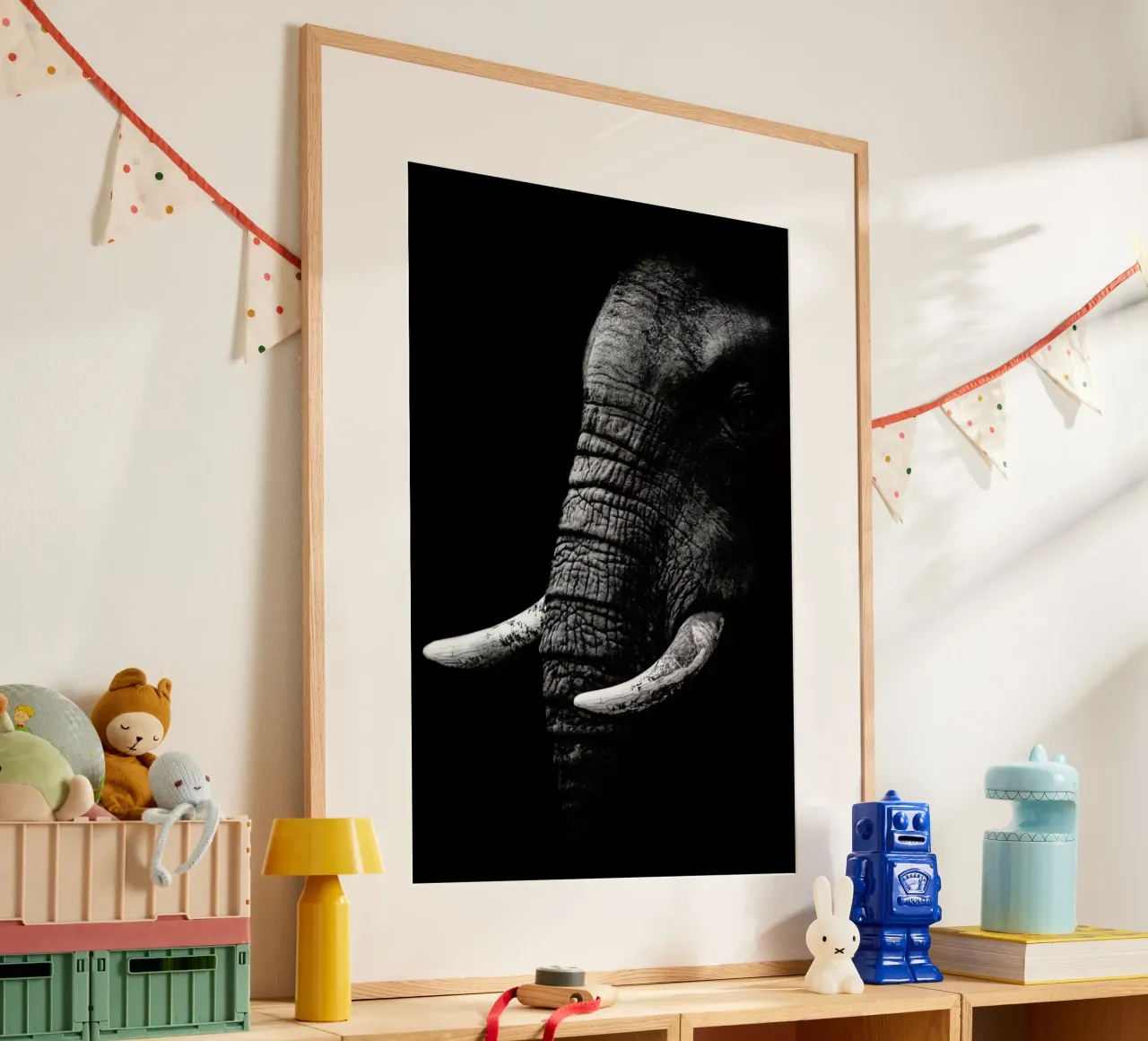 Portrait - Wild Photo Art poster con telaio in alluminio da Pictufy