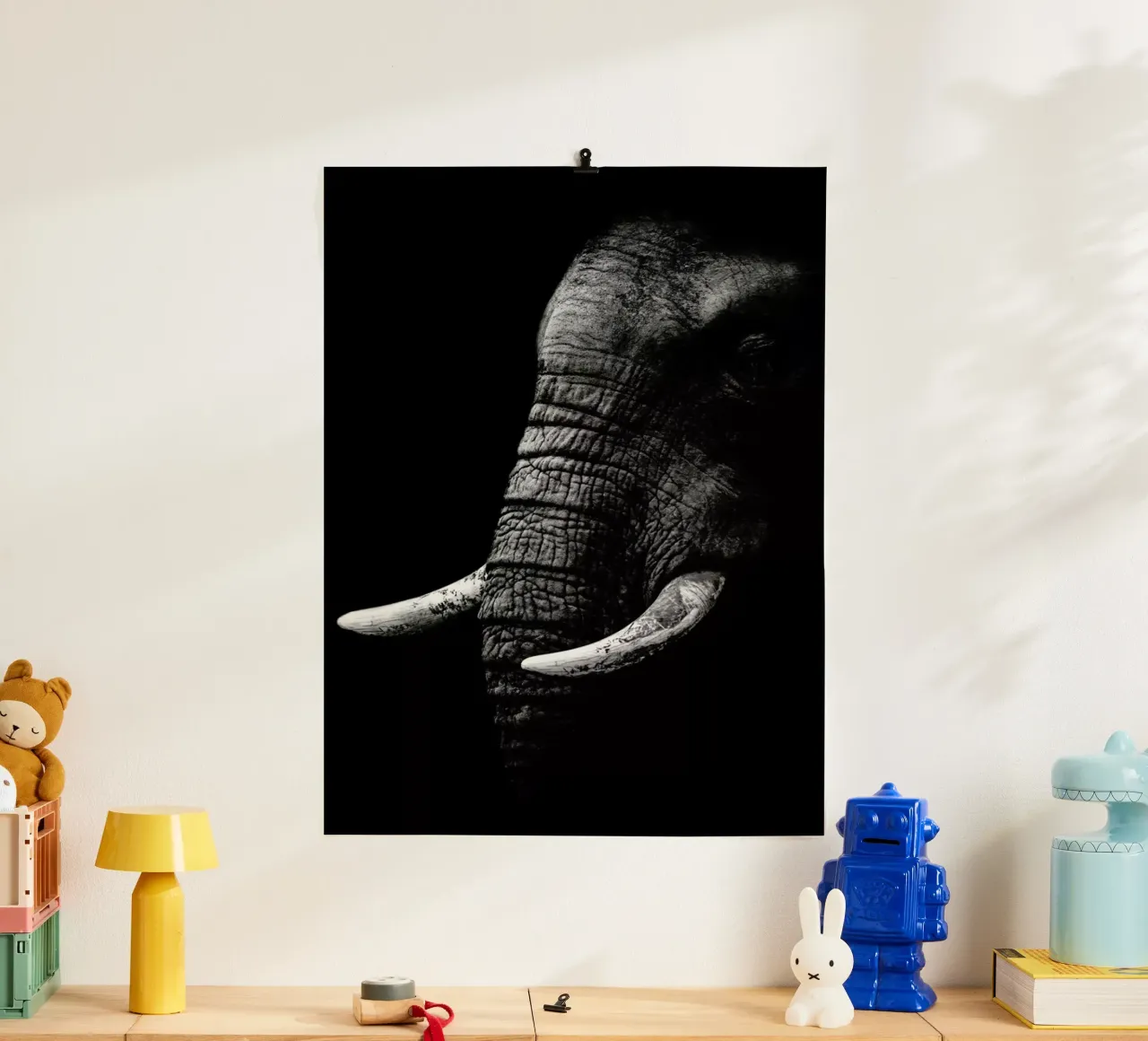 Portrait - Wild Photo Art poster con telaio in alluminio da Pictufy