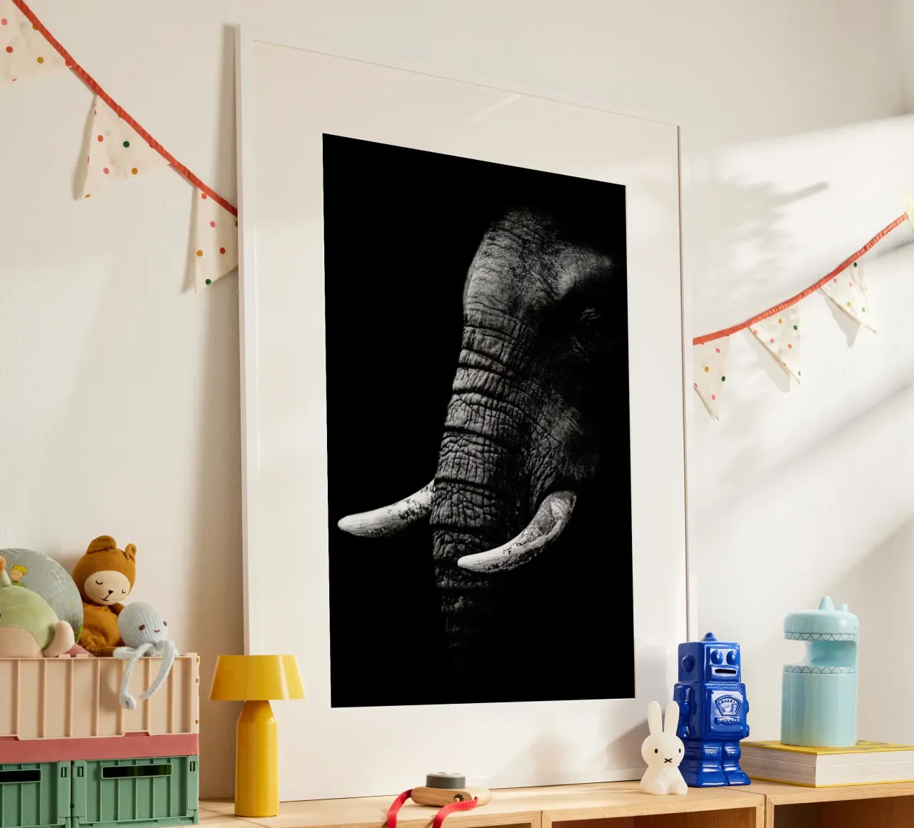Portrait - Wild Photo Art poster con telaio in alluminio da Pictufy