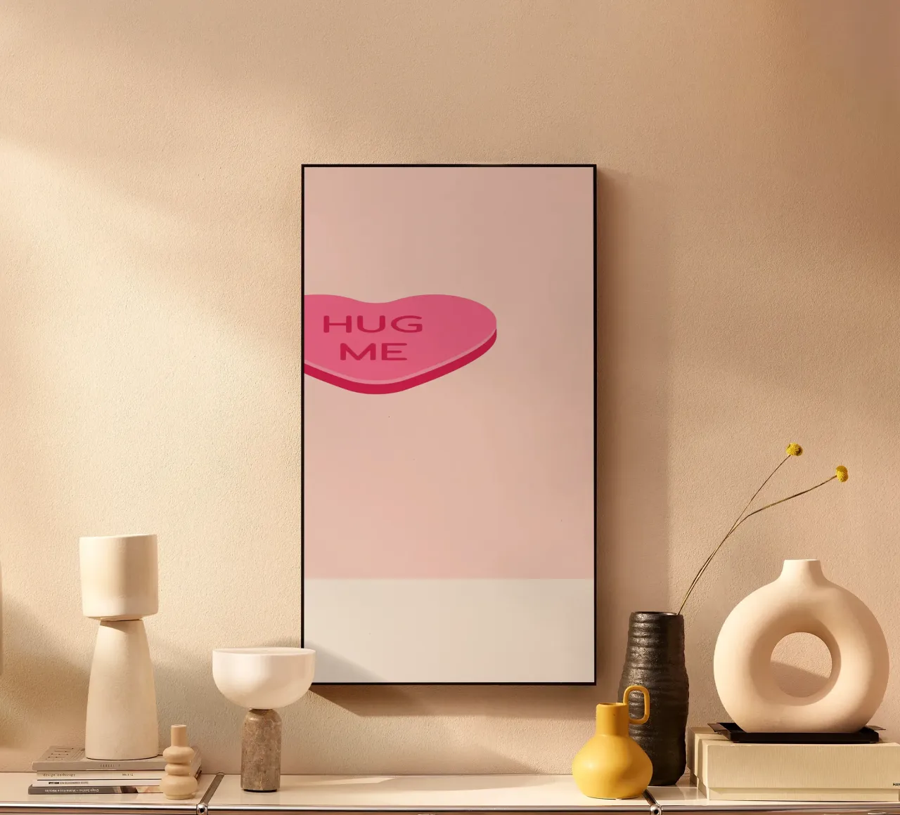 Candy Heart alu-dibond by Studio Mooodz