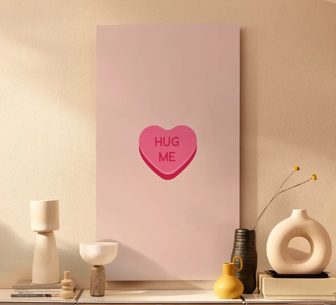 Candy Heart alu-dibond by Studio Mooodz